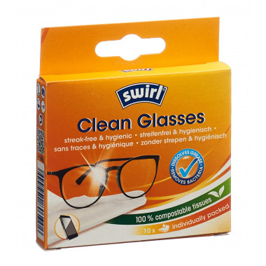 SWIRL lingettes nettoyantes lunettes