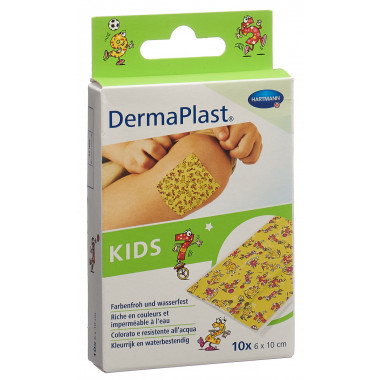 DermaPlast Kids pansement rapide 6x10cm plastique
