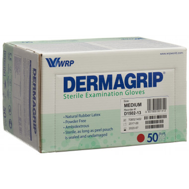 Dermagrip gants examen latex stériles
