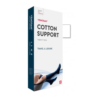 VENOSAN COTTON SUPPORT Socks A-D XL white