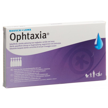 Ophtaxia solution lavage oculaire