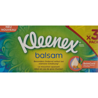 Kleenex Balsam mouchoirs box