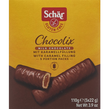 Schär Chocolix Riegel mit Caramel glutenfrei