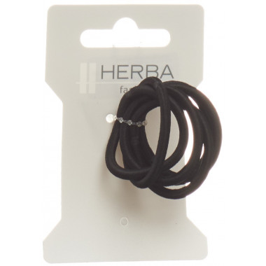 HERBA élastique cheveux 3.8cm petit noir