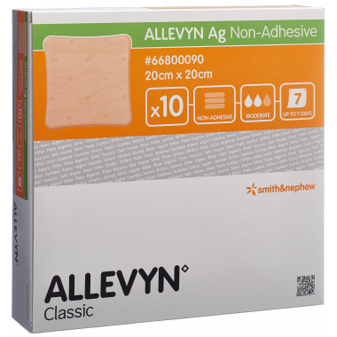 ALLEVYN AG NON-ADH pans hydrocel 20x20cm