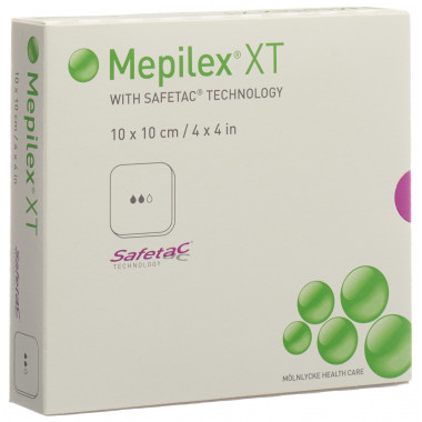MEPILEX Safetac XT 10x10cm stérile
