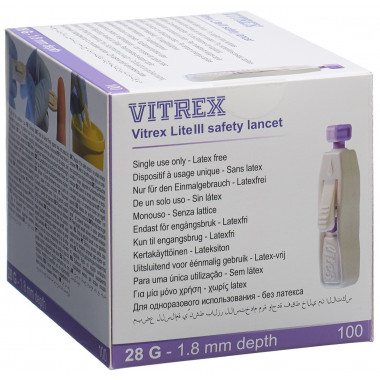 Vitrex Lite III safety autopiqueur à usage unique