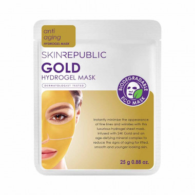 skin republic Gold Hydrogel Face Mask