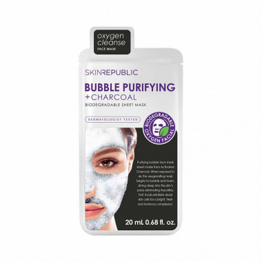skin republic Bubble Purifying + Charcoal Face Mask