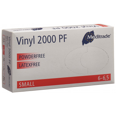 Meditrade Vinyl 2000 PF gants d'examen non poudrés