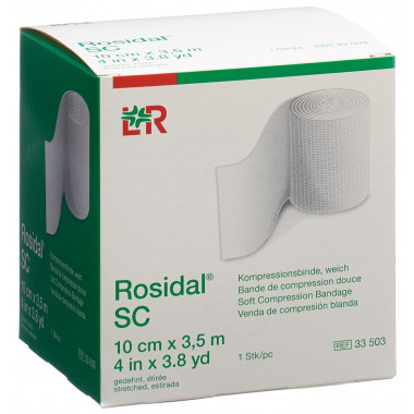 Rosidal SC bande de compression douce 10cmx3.5m