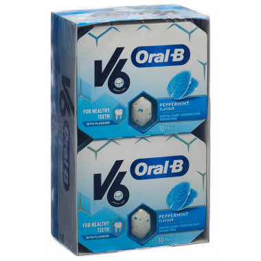 V6 OralB chewing gum Peppermint