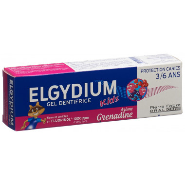 ELGYDIUM Kids fruits rouges 3-6 a dentifrice