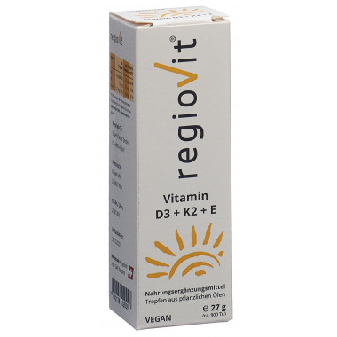 REGIOVIT Vitamin D3 + K2 + E gouttes