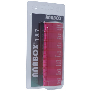 Anabox pilulier 1x7 emballage blister