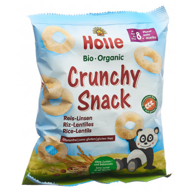 HOLLE Bio Crunchy Snack riz-lentilles