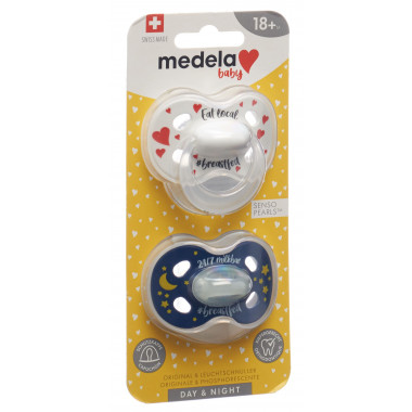 MEDELA Baby Sucette Day&Night 0-6 breastfed