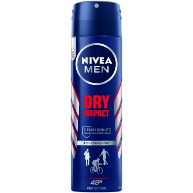 Nivea Male déo Dry Impact aérosol (nouveau)