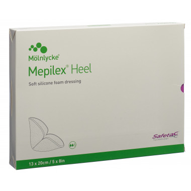 Mepilex Heel pans hydrocell 13x20cm silicon