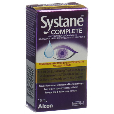 Systane Complete gouttes oculaires lubrifiantes  sans conservateur