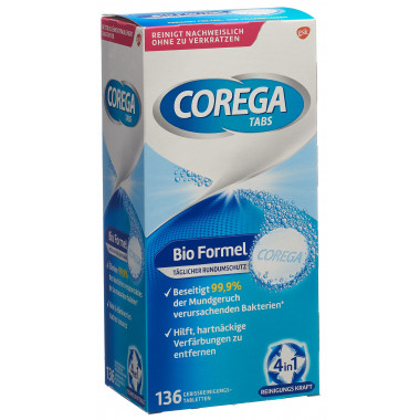 Corega Tabs mit Bio Formel
