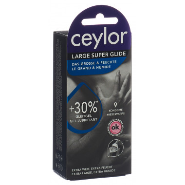 Ceylor Large Super Glide préservatif
