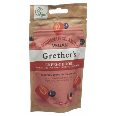 Grethers Energy Boost Aronia pastilles vegan