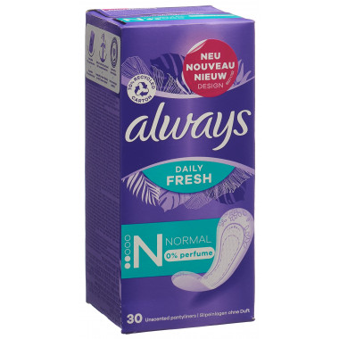 always protège-slip Daily Fresh Normal sans parfum