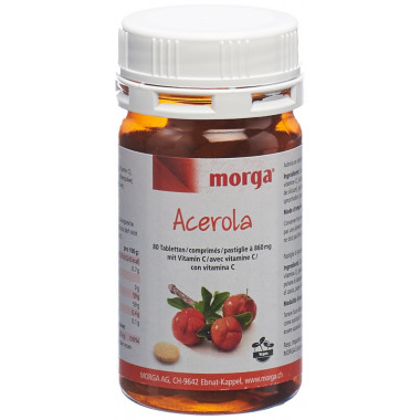 MORGA Acerola cpr 80 mg vitamine C