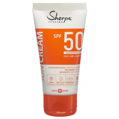 Sherpa Tensing crème solaire SPF50
