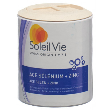 SOLEIL VIE ace sélénium + zinc cpr 500 mg