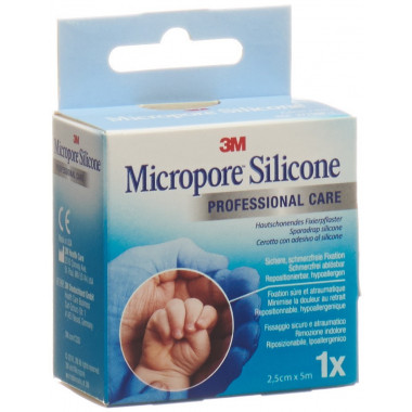 3M Micropore Silicone sparadrap