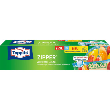 Toppits Zipper sacs multi-usages