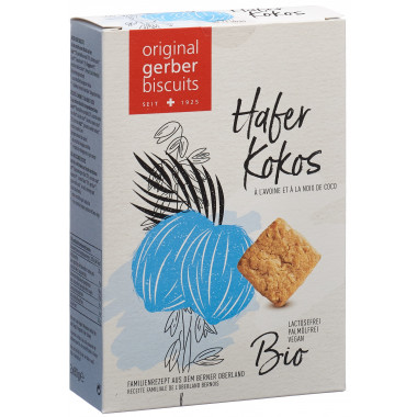 GERBER Biscuits avoine et coco bio