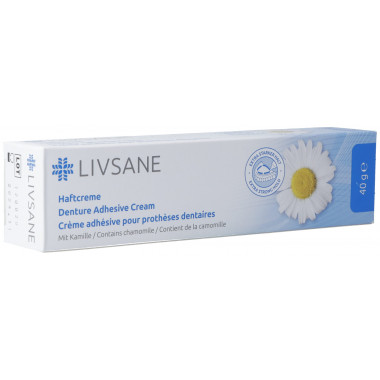 Livsane Crème adhésive pour prothèses dentaires