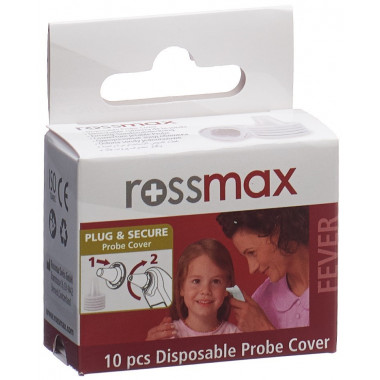 Rossmax Capuchon de protection pour thermomètre auriculaire infrarouge RA600