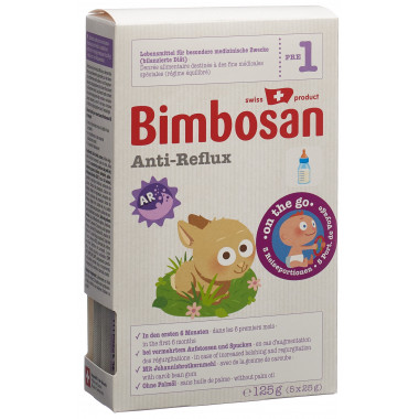 Bimbosan AR 1 lait pour nourrissons sans huile de palme portions de voyage