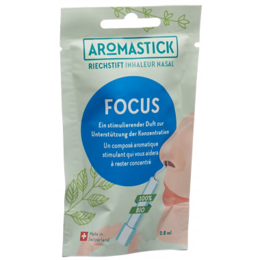 AROMASTICK inhalateur nasal 100% bio Focus