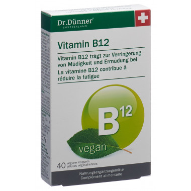 Dünner vitamin B12 vegan caps 