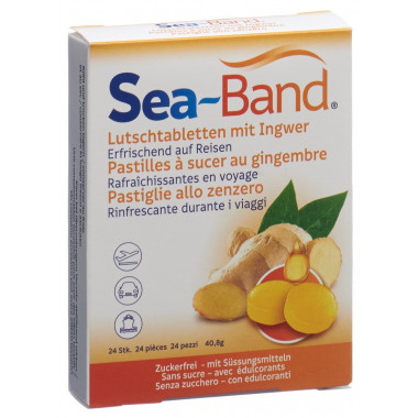 SEA-BAND pastilles à sucer gingembre