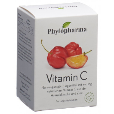 PHYTOPHARMA Vitamine C cpr sucer