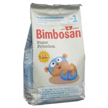 Bimbosan Super Premium 1 lait pour nourrissons recharge sach 