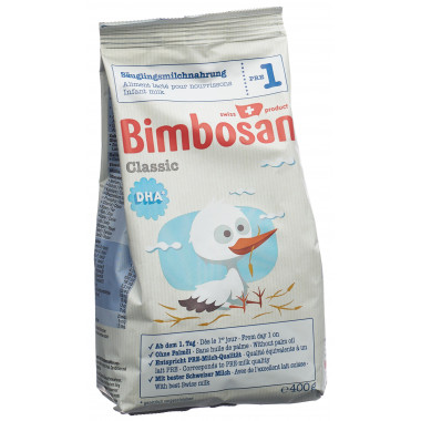 Bimbosan Classic 1 lait pour nourrissons recharge
