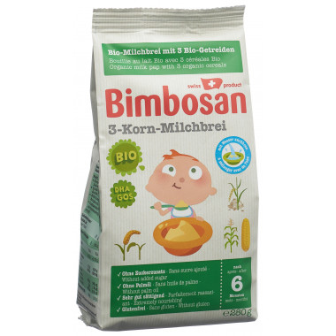 BIMBOSAN Bio bouillie lait 3 céréales