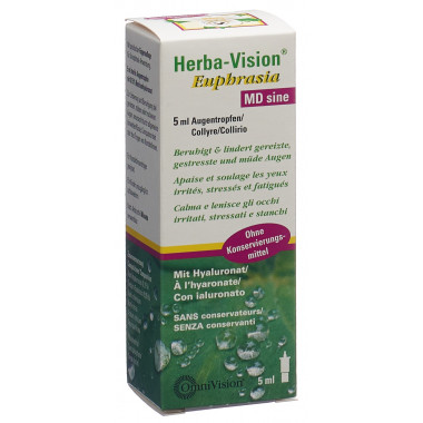 Herba Vision Euphrasia MD sine collyre ophtalmique