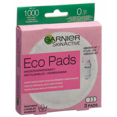 Garnier SkinActive Micellar Eco Pads réutilisables