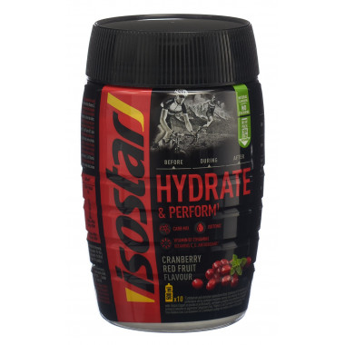 Isostar HYDRATE & PERFORM pdr Cranberry