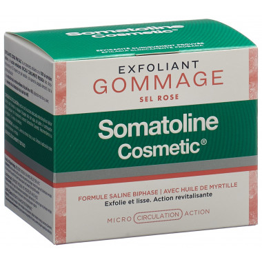 Somatoline Gommage sel rose