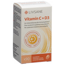 Livsane vitamine C + D3 comprimés à croquer
