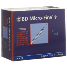 BD MICRO-FINE+ U100 ser ins 12.7x0.33